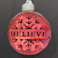 Believe - Ceramic Lightup Ornament - Dragonflys Wings