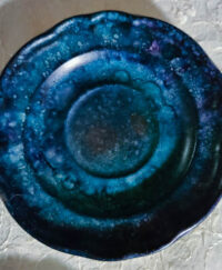 Blue, Blue, Blue Accessory Dishes - Alcohol Ink Tile Art - Dragonflys Wings