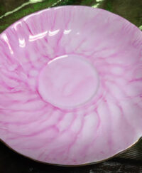 Gentlest Pink Accessory Dishes - Alcohol Ink Tile Art - Dragonflys Wings