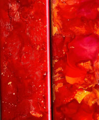 2x6 - Red Hot 1 & Red Hot 2 - UnFramed Tiles - Dragonflys Wings