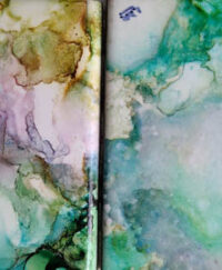 4x4 Cloudy - Titian Shades - UnFramed Tiles - Dragonflys Wings