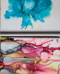 6x6 Blue and White & Teardrops - UnFramed Tiles - Dragonflys Wings